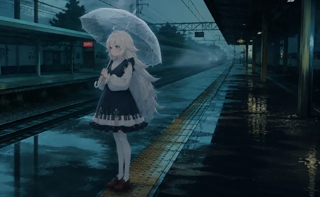 Vanity・雨中的月台