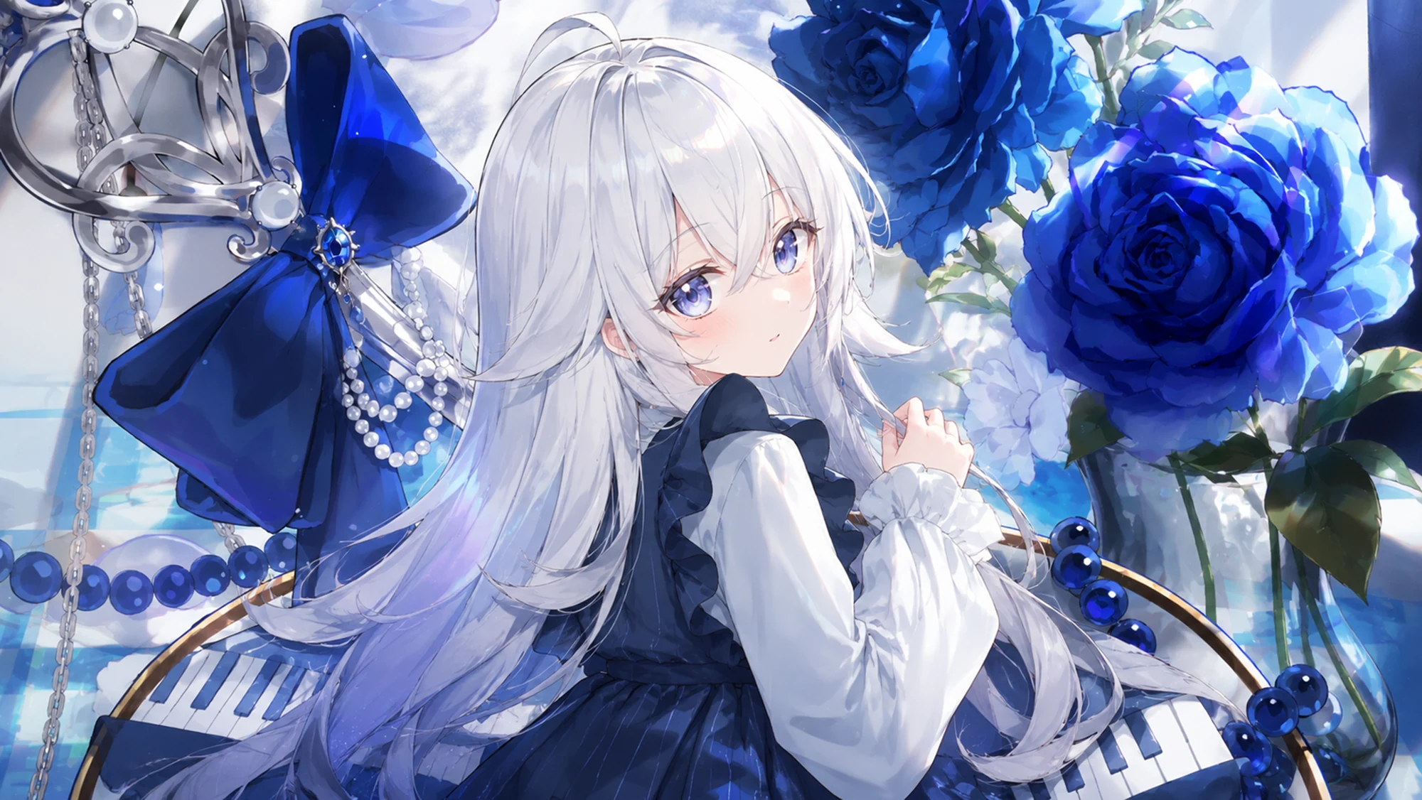 Flower Sapphire — Vanity 作品插畫