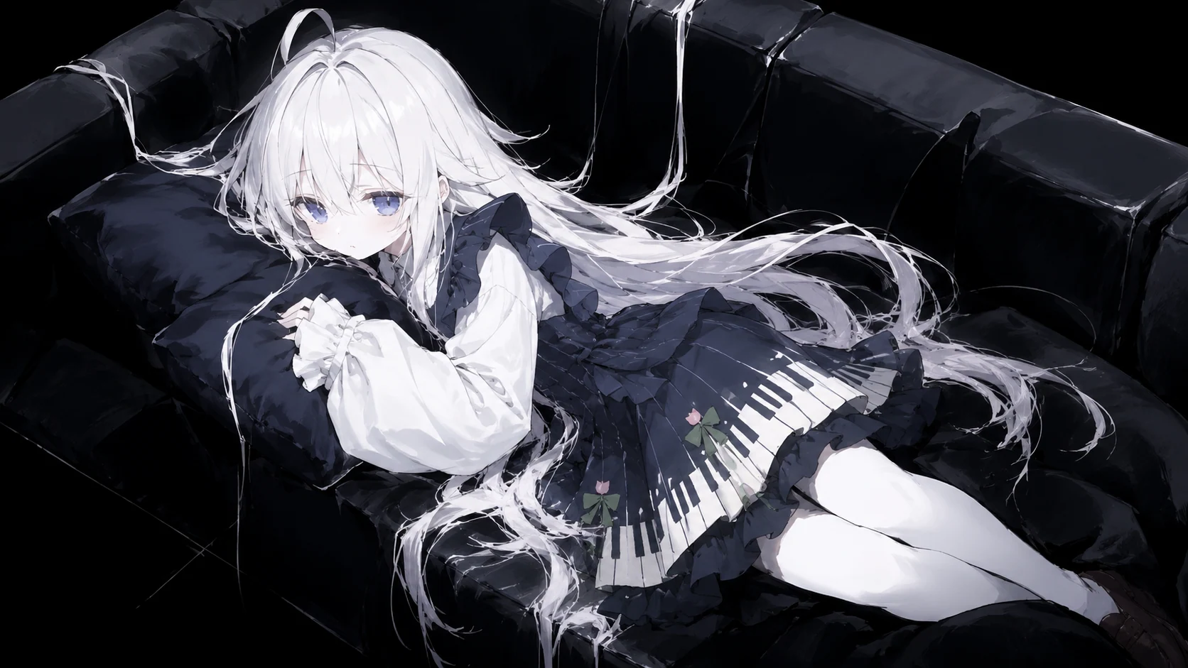 Flower Gray — Vanity 作品插畫